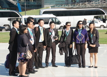 The event started with introducing the teams participating at the 47th International Chemistry Olympiad. Baku, Azerbaijan, Jule 21, 2015